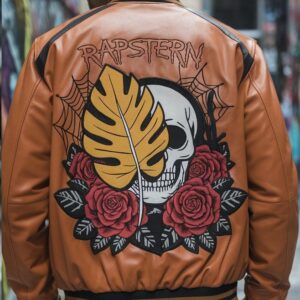 Rapstern Skull Leaf Hip-Hop Jacket ? Bold Streetwear Fashion